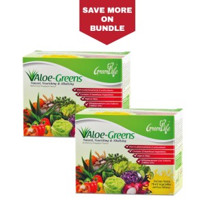 [TP] GREENLIFE ALOE-GREENS 15'S Twinpack (Free Supplement Gift)